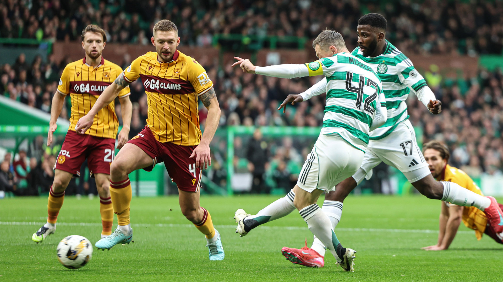 Celtic v Motherwell 1st half