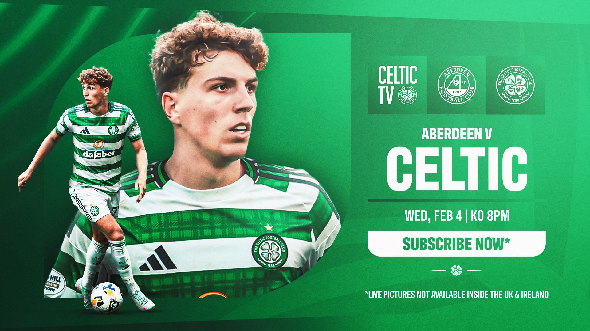 Aberdeen v Celtic LIVE on Celtic TV!