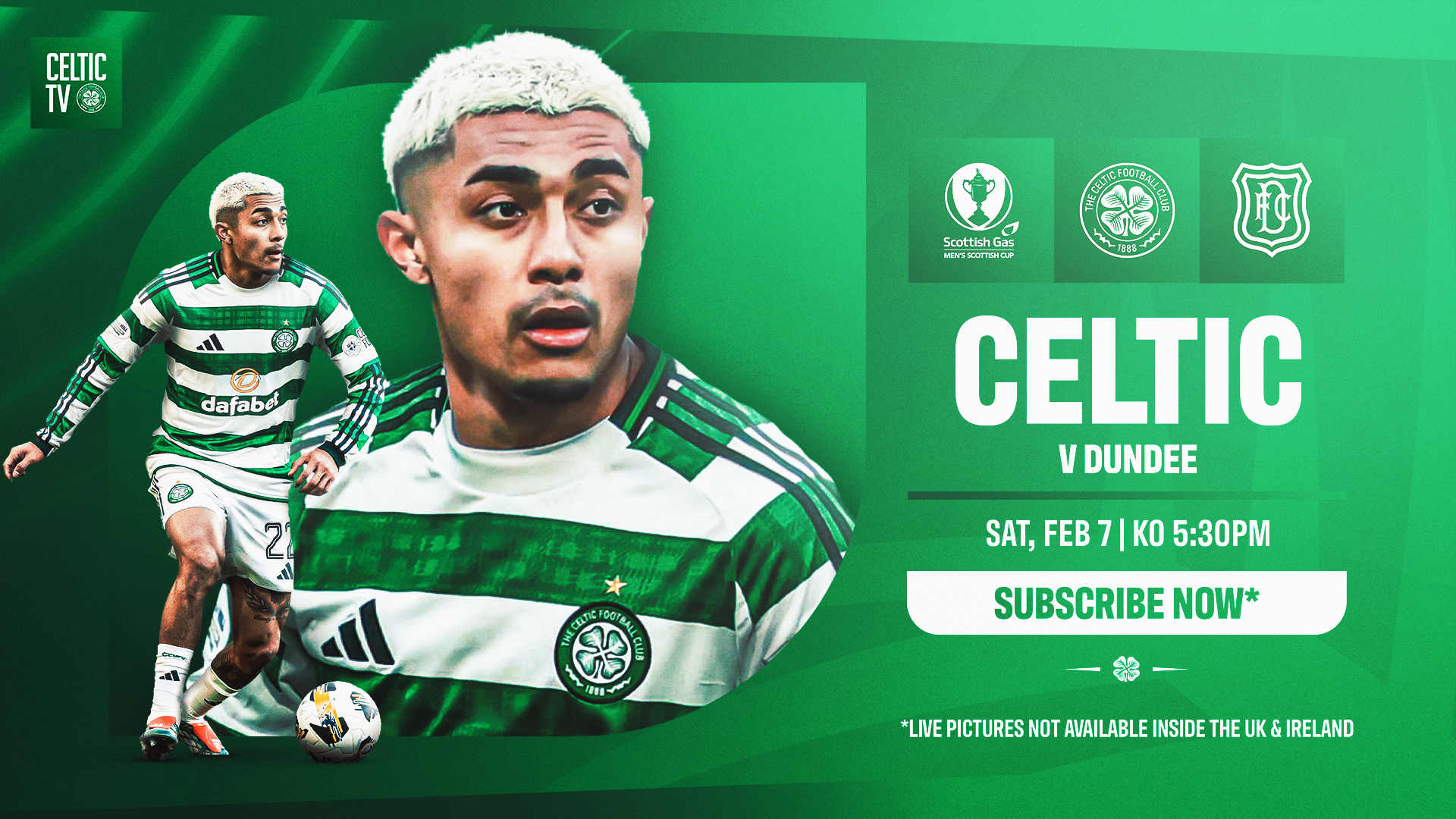 Celtic v Dundee LIVE on Celtic TV!